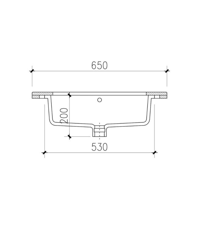 Klassiek Badkamermeubel Fairfax 65cm