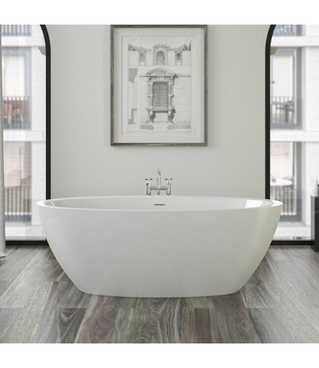 Vrijstaand acryl bad 170cm Sipro XS