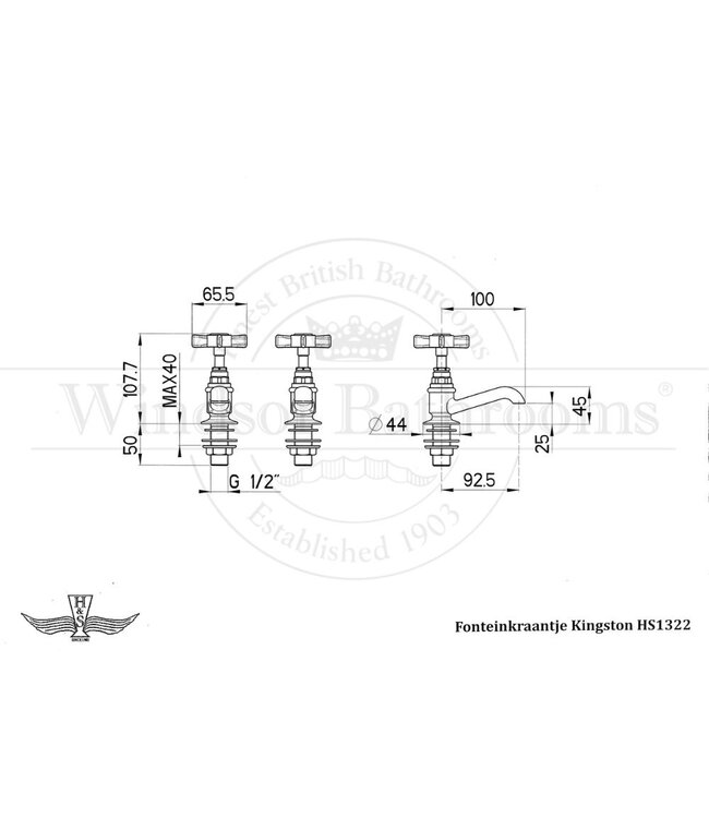 Fonteinkraantje Kingston HS1322