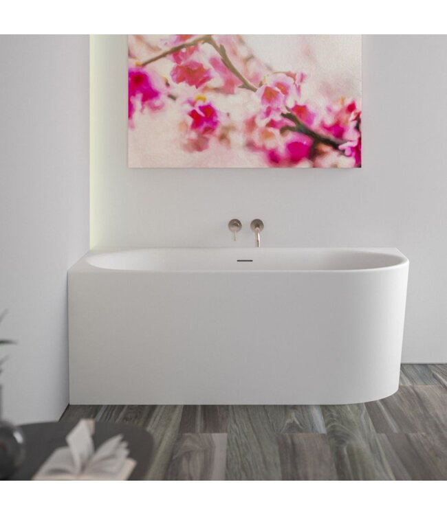 Hoekbad Queen XS links acryl 155cm