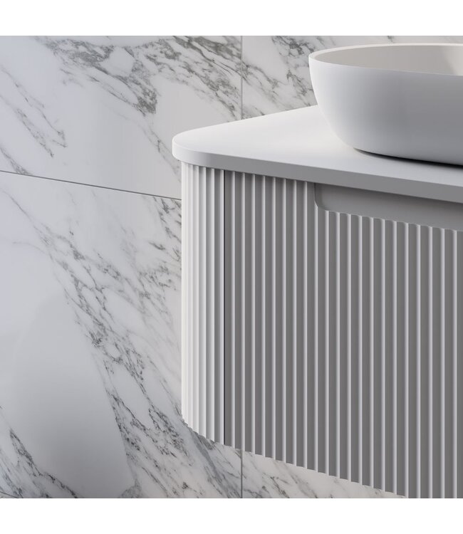 Klassiek Badkamermeubel Zand Wit/Wit 120cm