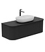 Horton & Studley  Badkamermeubel 120 cm Wand Zand Zwart