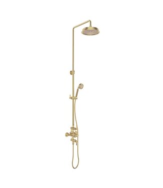 Toff Bathrooms Paris Doucheset Thermostaatkraan Opbouw Goud TF167125Q Douche