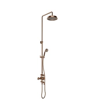 Toff Bathrooms Paris Doucheset Thermostaatkraan Opbouw Koper TF167126Q Douche