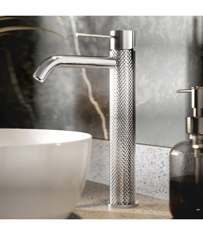 Wastafelkraan Chroom 1-gats Moleti TF176023Q