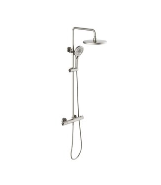 Toff Bathrooms Moleti Doucheset Thermostaatkraan Opbouw Nikkel TF139838Q Douche