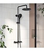 Douche met Thermostaatkraan Gunmetal Opbouw | Moleti Doucheset TF139839Q