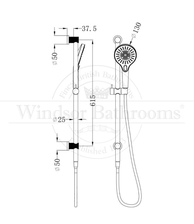 Douchekraan TF152530Q Moleti