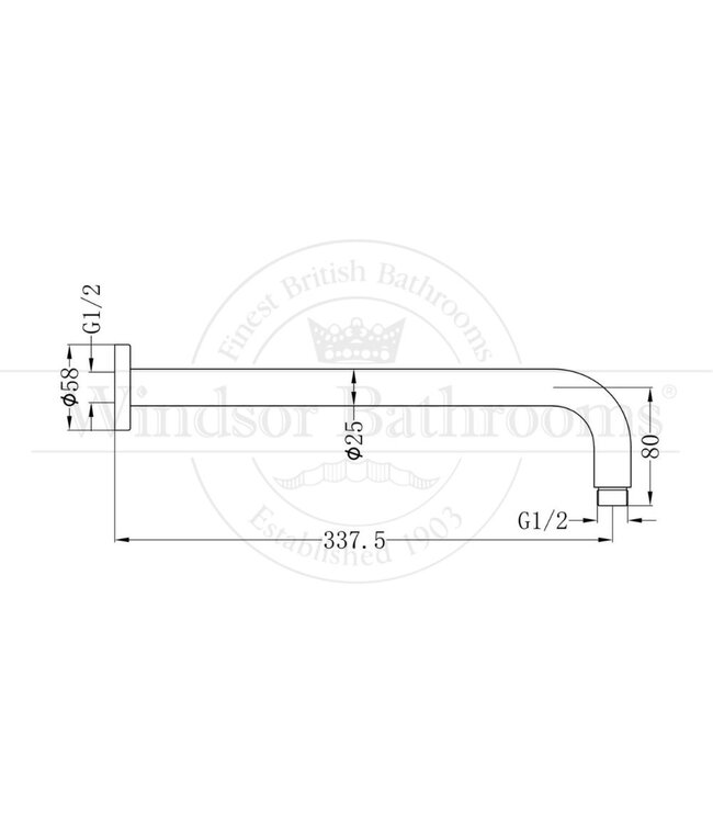 Douchekraan TF152528Q Moleti