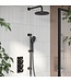 Douche met Thermostaatkraan Gunmetal Inbouw | Moleti Doucheset TF152528Q