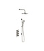 Douche met Thermostraatkraan Nikkel Inbouw | Moleti Doucheset TF152527Q
