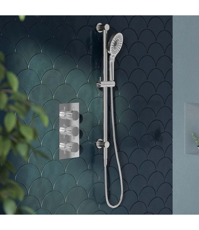 Douche met Thermostaatkraan Chroom Inbouw | Moleti Doucheset TF177235Q