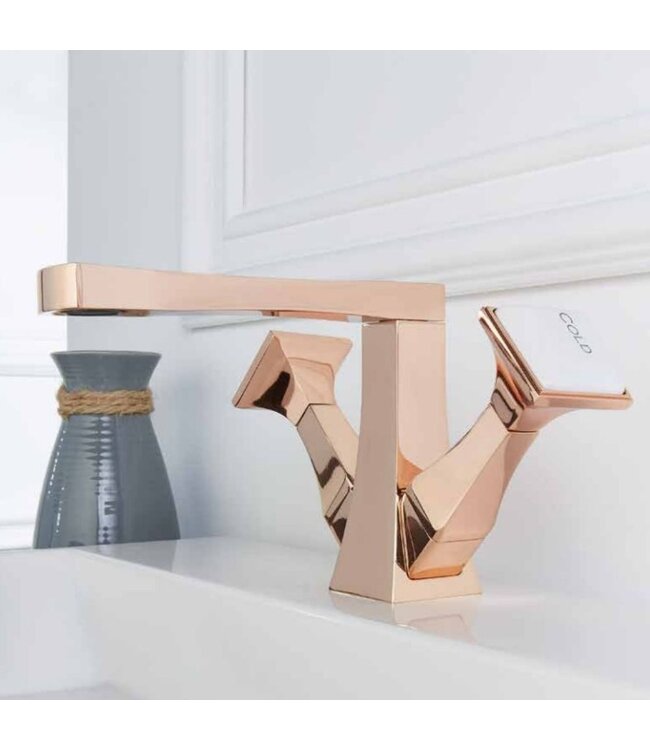 Wastafelkraan Connery Art Rosé Gold