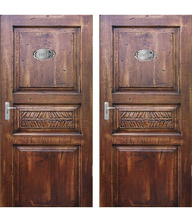 Klassieke douche aanduiding bordje WB721