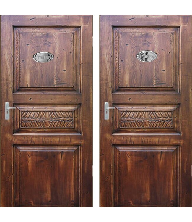 Klassiek badkamer aanduiding bordje WB723