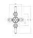 Douche met Thermostraatkraan Zwarte Hendels Opbouw | Blackwell Doucheset WB1850X6