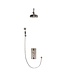 Douche met Thermostaatkraan Zwarte Hendels Inbouw | Blackwell Doucheset WB1860X4