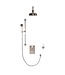 Douche met Thermostaatkraan Witte Hendels Inbouw | Mont Blanc Doucheset WB1860X1