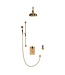 Douche met Thermostaatkraan Zwarte Hendels Opbouw | Blackwell Doucheset WB1860X1