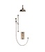 Douche met Thermostaatkraan Zwarte Hendels Inbouw | Blackwell Doucheset WB1860X6