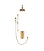 Douche met Thermostaatkraan Zwarte Hendels Inbouw | Blackwell Doucheset WB1860X6