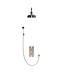 Douche met Thermostaatkraan Witte Hendels Inbouw | Mont Blanc Doucheset WB1860X4