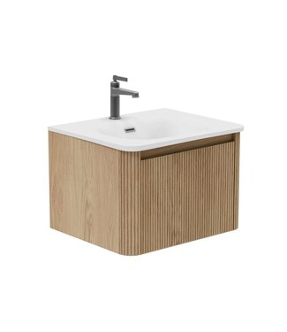 Horton & Studley  Badkamermeubel 60 cm Wand Rib Chester Eiken