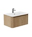 Horton & Studley  Badkamermeubel 80 cm Wand Rib Chester Eiken