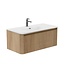 Horton & Studley  Badkamermeubel 100 cm Wand Rib Chester Eiken