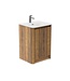 Badkamermeubel staand Rib Chester Walnoot 60 cm