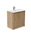 Badkamermeubel staand Rib Chester Eiken 80 cm