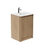 Badkamermeubel staand Rib Chester Eiken 60 cm