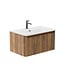 Horton & Studley  Badkamermeubel 80 cm Wand Rib Chester Walnoot