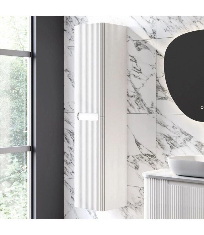 Kolomkast Zand hangend wit 150cm