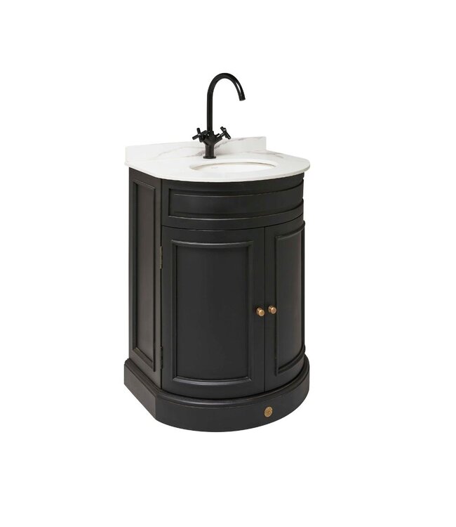 Badkamermeubelset Dawlish Black 63cm