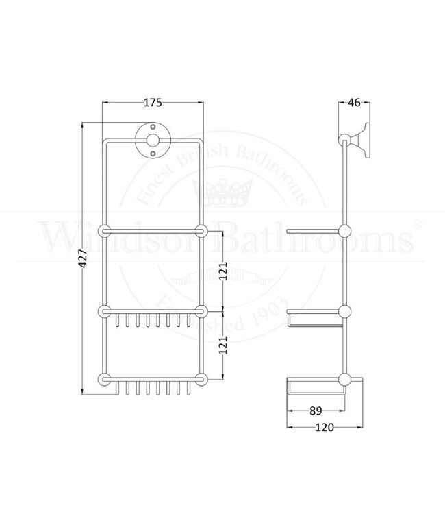 Doucherek klassiek WBCD30