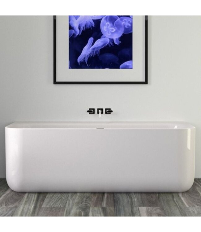 Half vrijstaand acryl bad 180cm Taylor