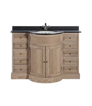 Windsor & Co. Badkamermeubel Warlingham glad eiken 131cm