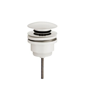 Toff Bathrooms Clickwaste wit glans rond