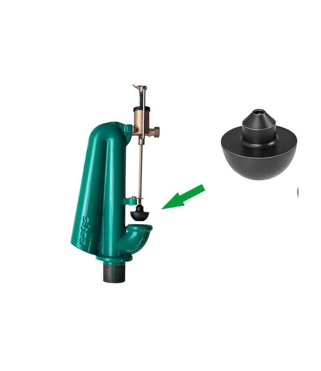 Paddenstoelafdichting rubber toilet WBSR01