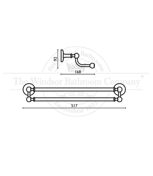 Handdoekhouder klassiek HS95216