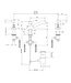 Wastafelkraan 3-gats LB1900 Classic WL1220