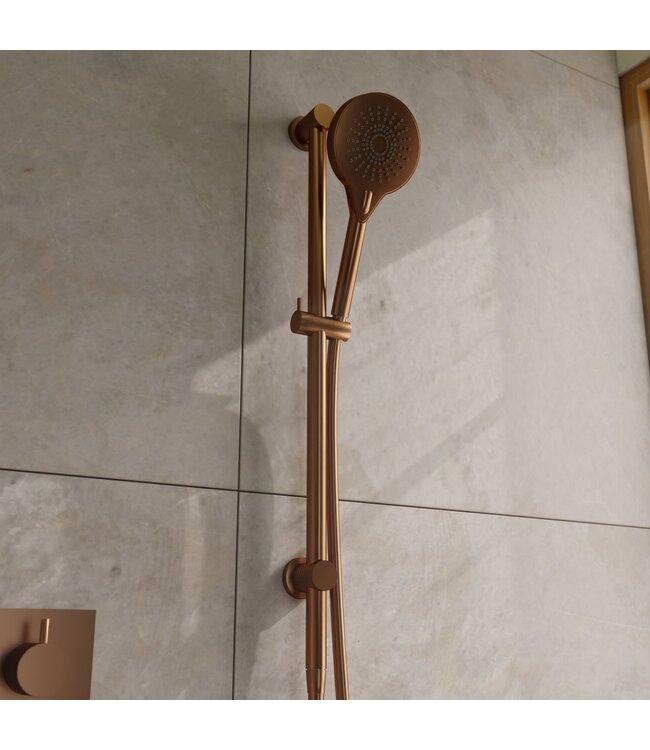 Douche met Thermostaatkraan Brons Inbouw | Moleti Doucheset TF152530Q