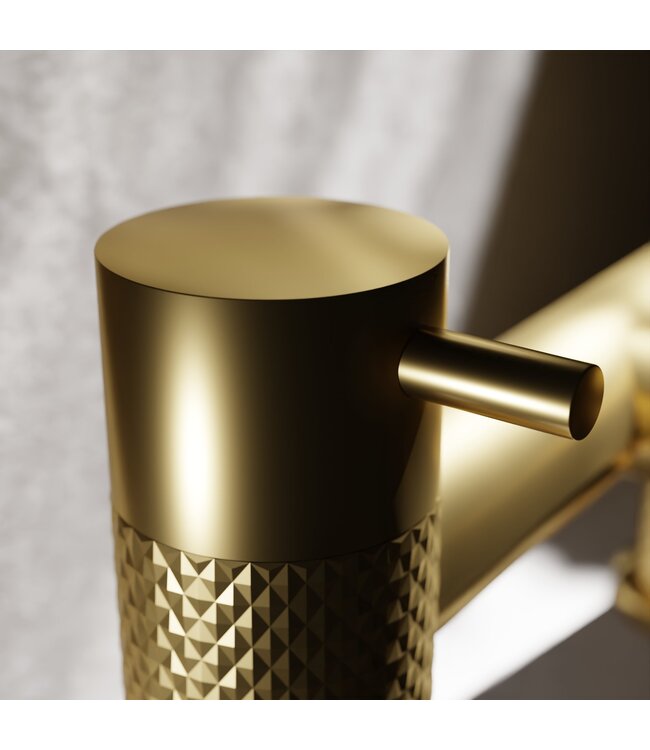 Badkraan op badrand Champagne Goud PVD Coating | Moleti TF172531Q