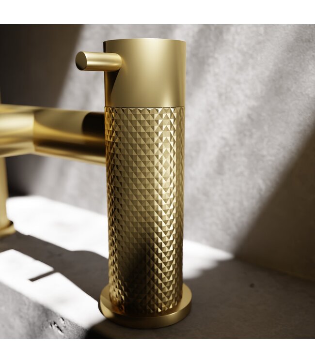 Badkraan op badrand Champagne Goud PVD Coating | Moleti TF172531Q