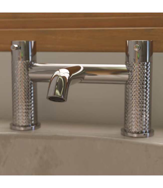 Badkraan op badrand Chroom Moleti TF176036Q