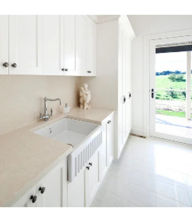 Spoelbak Bowland 800 Handgemaakte Vuurvaste Keramische Keukenspoelbak in Engels Landelijk Design 595x460x244mm Onderbouw Butler Sink