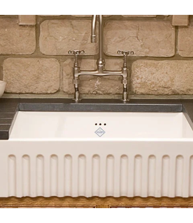 Spoelbak Bowland 800 Handgemaakte Vuurvaste Keramische Keukenspoelbak in Engels Landelijk Design 595x460x244mm Onderbouw Butler Sink