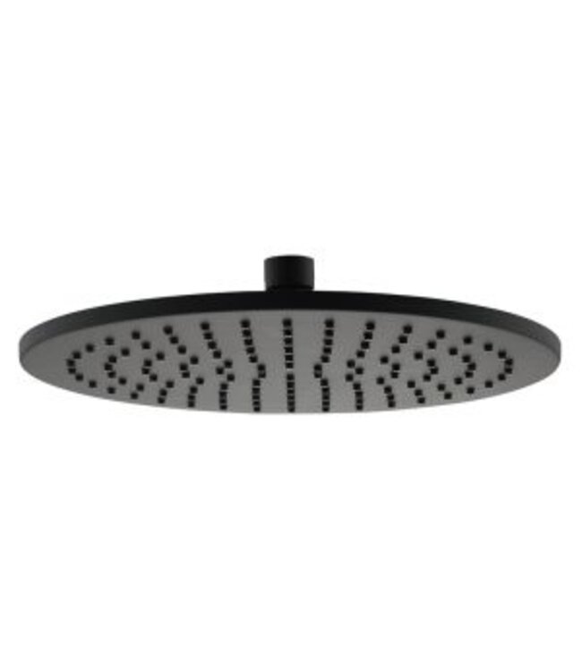 Regendouchekop 20cm zwart ST07SHB