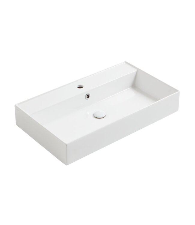 Wastafel opbouw 81cm Kera WBS324